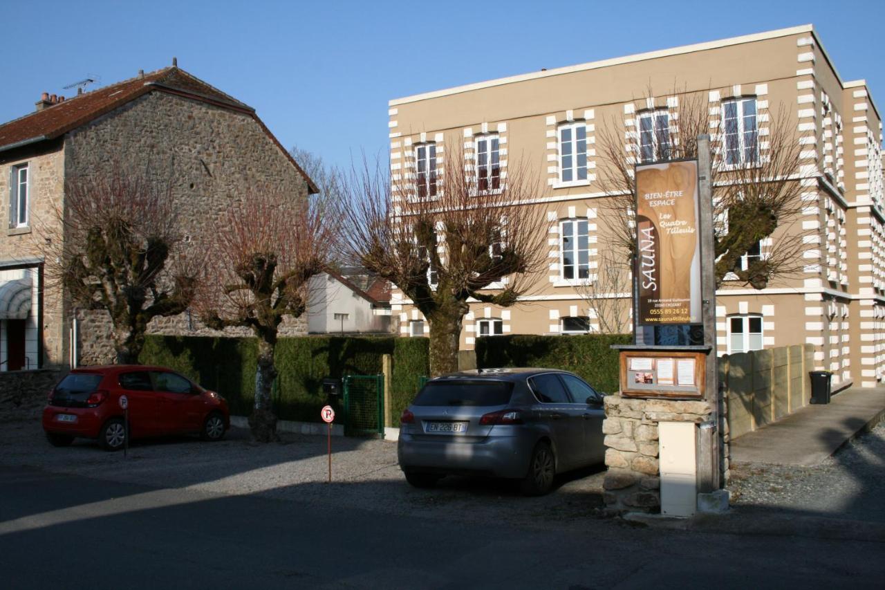 Les 4 Tilleuls Crozant Exteriör bild